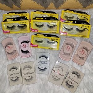 16 Pair of False Eyelashes - Black